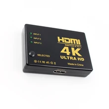 3 Port 4K*2K 1080P Switcher HDMI Switch Selector 3x1 Splitter Box Ultra 4K UHD for Xbox PS3 PS4 HDTV Multimedia Video Adapter
