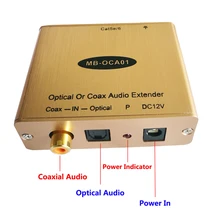 Цифровой оптический аудио Cat5 Toslink аудио для Cat5 волокна цифровой Кабельный Шнур для Cat5e конвертер до 500ft