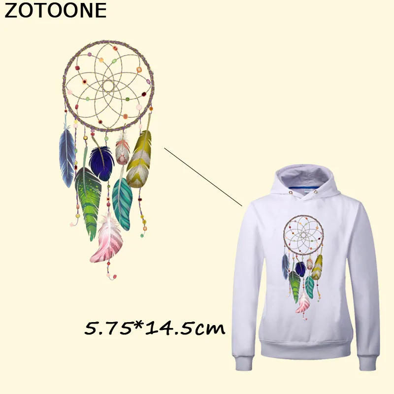 Нашивки Ловец снов ZOTOONE с перьями сделай сам термотрансферы для одежды девочек