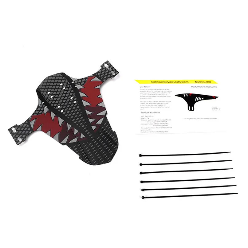 1PC Bicycle Front Fork Fender Bicycle Lightest MTB Mud Guards Tire Tyre Mudguard For Bike Fenders 28X 26CM #2D11 (5)