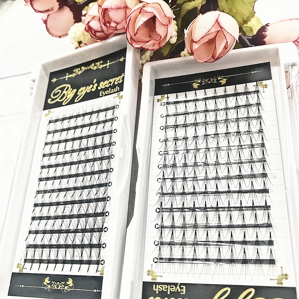 

Best selling Eyelashes 5D Premade Fans Volume Eyelashes Individual lashes Extension Free Shipping