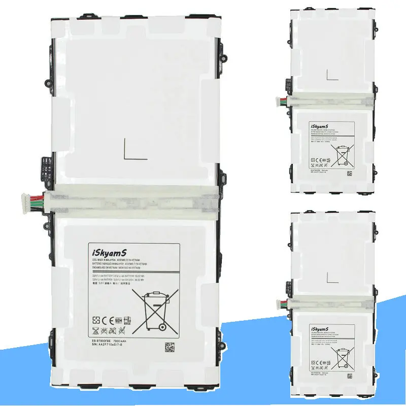 3x7900 mAh EB BT800FBE запасная батарея для Samsung Galaxy Tablet Tab S 10 5 &quotSM T800 SM T801 T805 T807 T807A