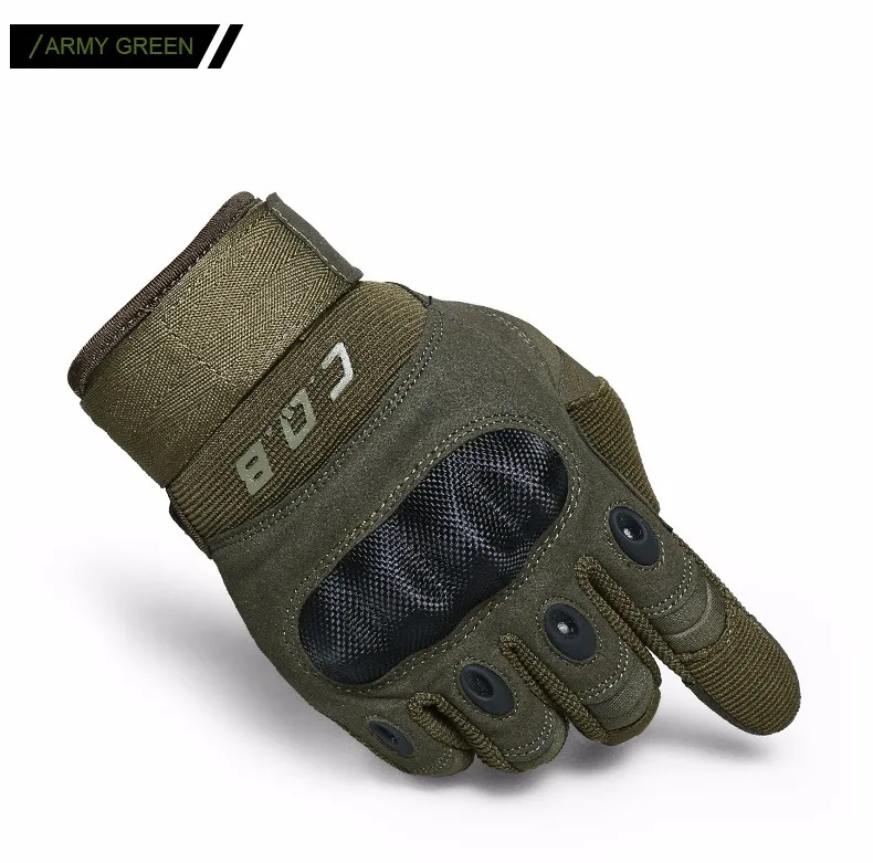 CQB Outdoor Full Finger Men's Non-slip Breathable Tactical Gloves7