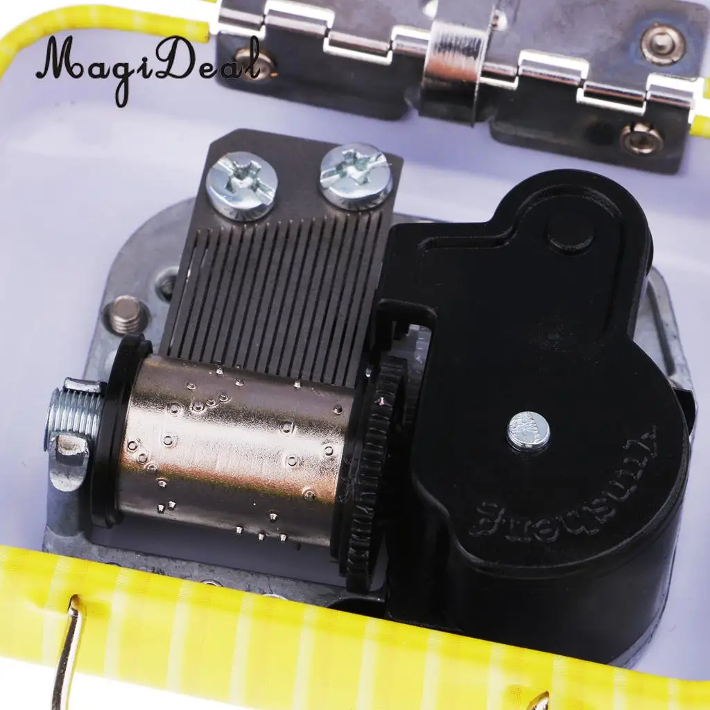 MagiDeal Play 'Innocent' Luggage Suitcase Wind-up Miniature Music Box for Girls Christmas Gift
