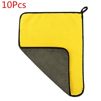 

5/10pcs Extra Soft 30x60CM Car Wash Microfiber Towel Car Cleaning Drying Cloth Car Care Cloth Detailing Car WashTowel NeverScrat