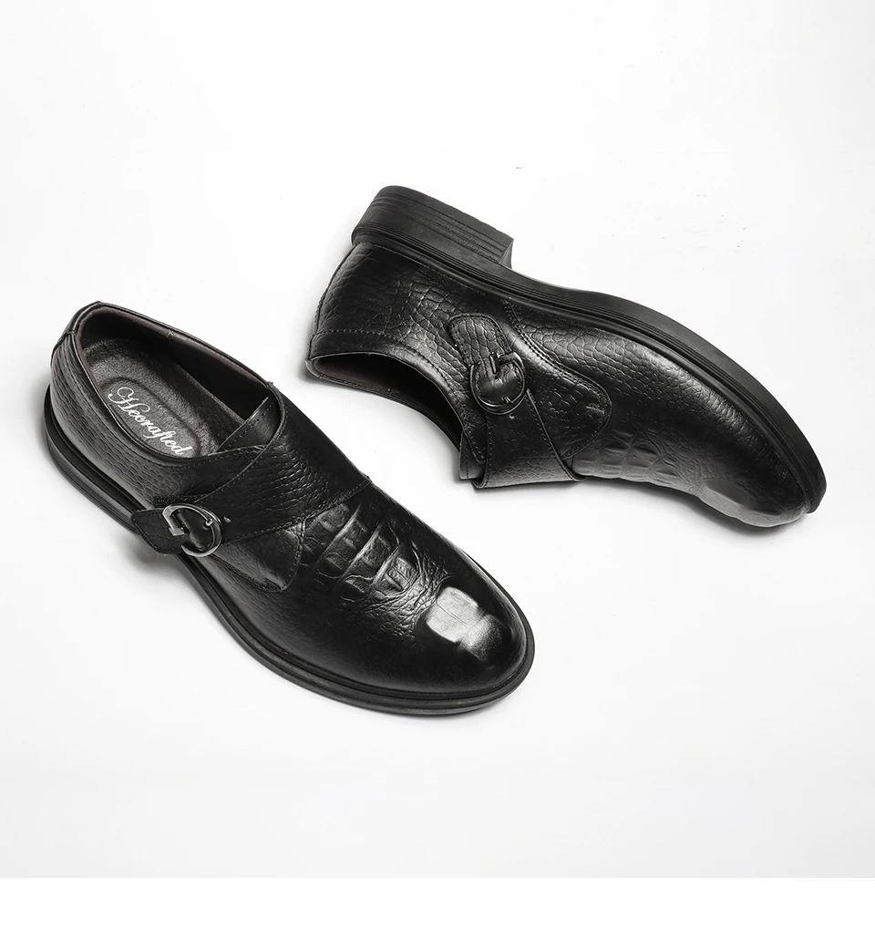Размеры 36-49; Мужские модельные туфли из кожи с натуральным лицевым покрытием; модные удобные мужские туфли; модель года;#8829