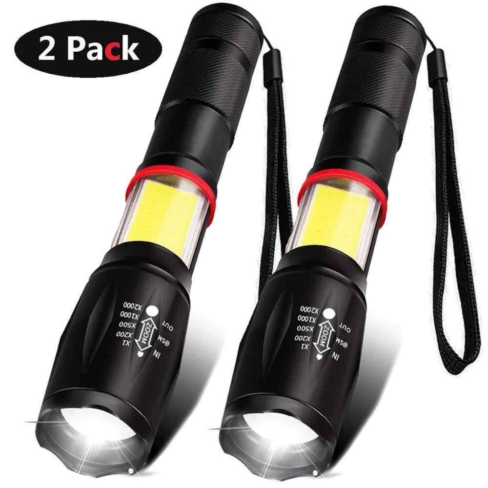 Hand Torches cob LED Torch Powerful Flashlight Torches Work