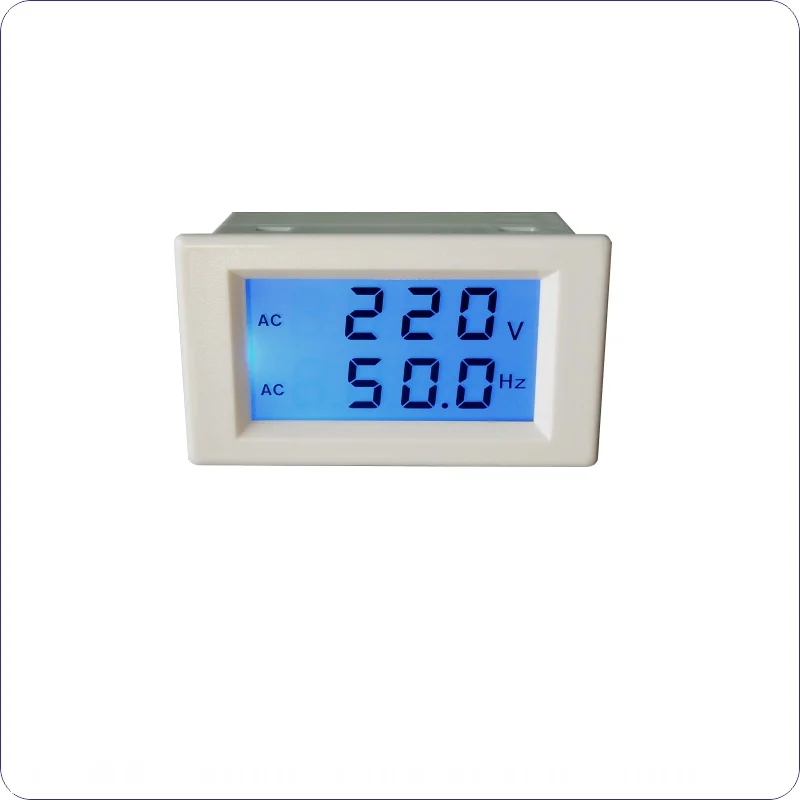 LCD Spannung Frequenz Meter Voltmeter AC80-300V 45.0-65.0Hz Panel Monitor MA1225 
