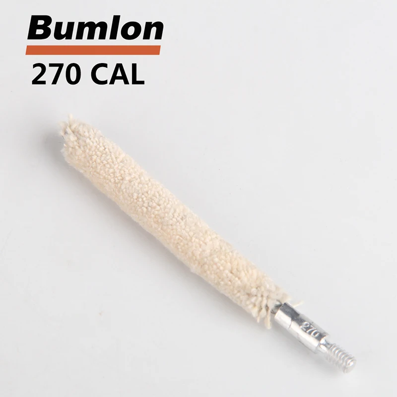 Tactical .270cal Mop Brush Cotton Clean Swab Gun Cleaning Brush for Hunting Rifle  5pcslot RL37-0049-270 (1)