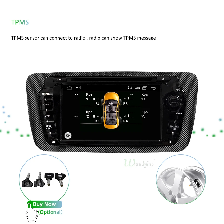 Sale DSP AV Output Android 9.0 64G 2 DIN DVD PLAYER For SEAT IBIZA 4G RAM 8 Core GPS Navigation Radio Stereo Navigation IPS SCREEN PC 26