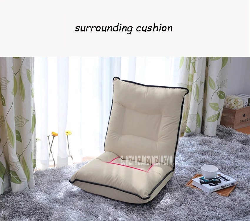 KS781005 простой современный ленивый диван гостиная PU кожаная тахта без подлокотников 14-gear Регулировка спальни креативная спинка стул для