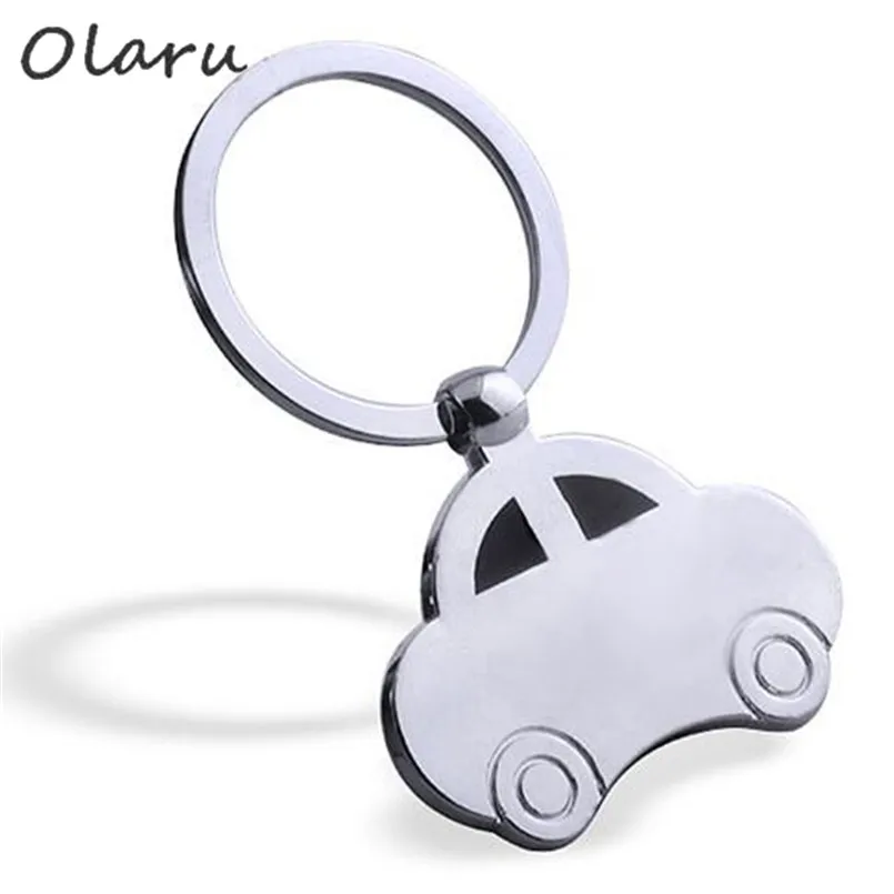 

Olaru Vintage Lettering Men Sliver Color Samll Car Key Chain Metal Car Key Ring letter Key Holder Fashion Car Jewelry New y43