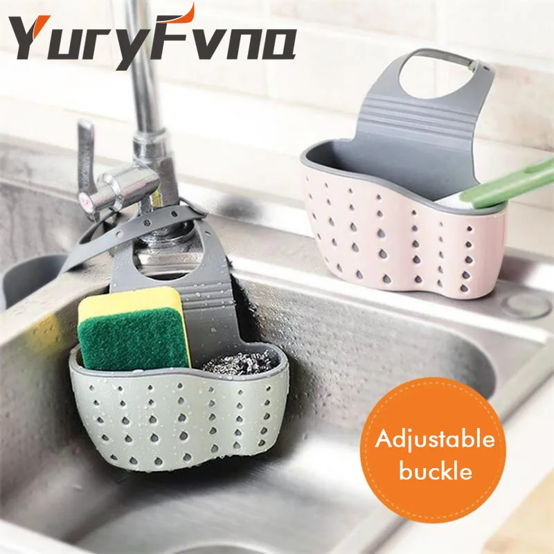 YuryFvna Set of 2 Sponge Holder Sponge Caddy with Sanitary Drain Holes