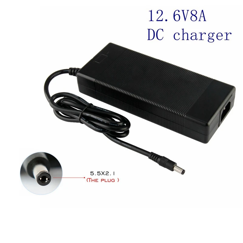 

1PC 12.6V 8A Intelligent Li-Ion Lithium Battery Charger for 3 Series Lithium Polymer 12V 12.6V Battery Pack Charger
