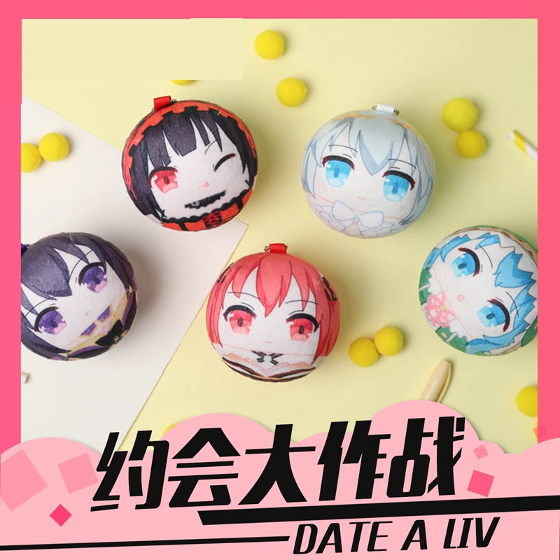 Японского аниме Дата живой Yatogami tohka Tobiichi оригами Косплэй Dango милые плюшевые куклы сумка в виде игрушки висит мини-кулон подарки