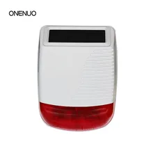 Беспроводной персональный сигнал тревоги солнечной энергии Открытый звуковой светильник сирена