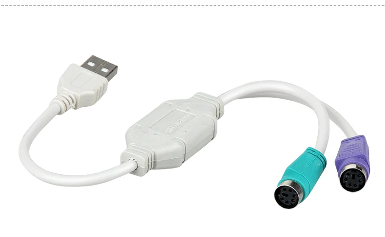 Usb to ps2 keyboard adapter female mouse interface Converter USB PS2 cable |