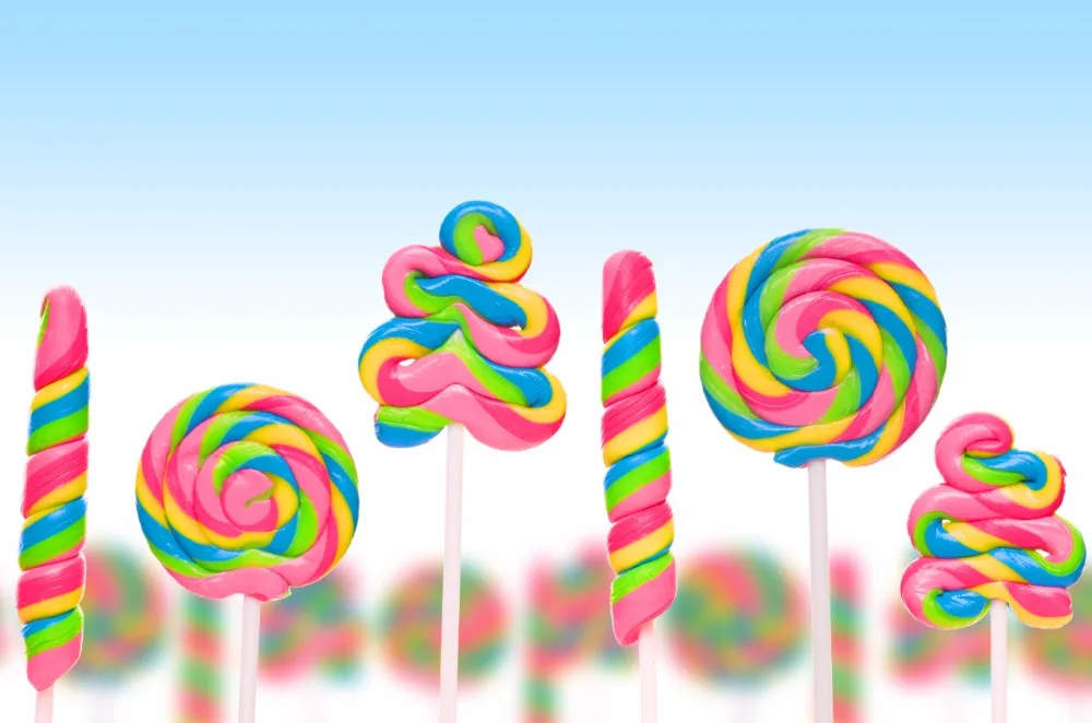7 X5Ft Dolci Bar Pink Candy Land Candyland Sky Cottage Custom Photo Studio Sfondo Vinile 220Cm X 150Cm