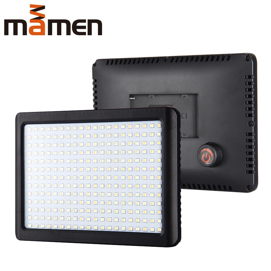 MAMEN 18W PAD260 фотографическое освещение 260 светодиодный светильник для цифровой камеры видеокамеры DV DSRL Мини DVR 3200-6000K CCT светодиодный свет