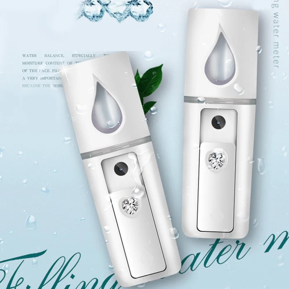 

Mini Portable Rechargeable Nano Mister Moisture Spray Negative ion Facial Humidifier atomizer Air Diffuser mist maker fogger
