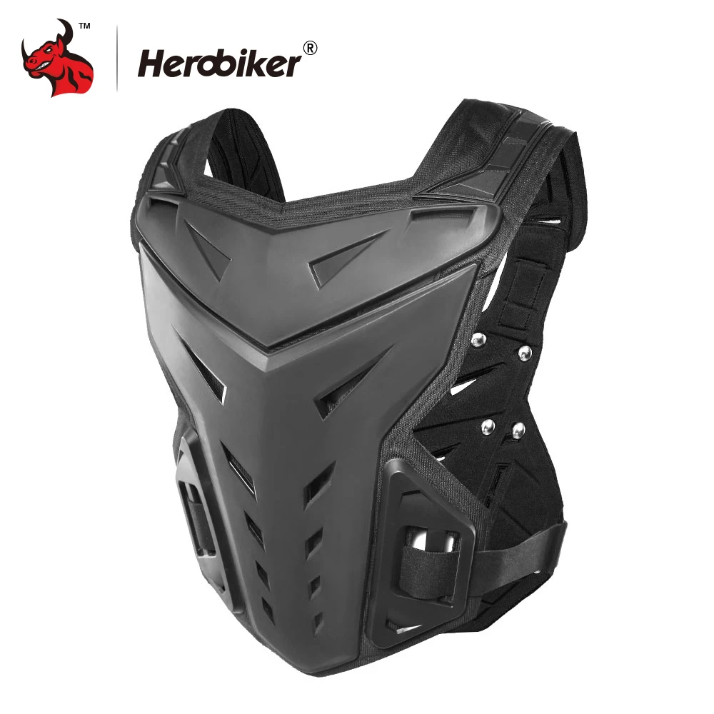 HEROBIKER Motorcycle Armor Vest Motorcycle Riding Chest Armor Motocross Off-Road Racing Vest + Motorcycle Knee Pads HEROBIKER Motorcycle Armor Vest Motorcycle Riding Chest Armor Motocross Off-Road Racing Vest + Motorcycle Knee Pads