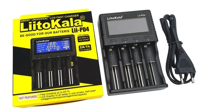 Liitokala Lii-S2 Lii-S1 Lii-PD4 Lii-500 18650 battery charger 1.2V 3.7V 3.2V AA/AAA 26650 21700 NiMH li-ion smart charger