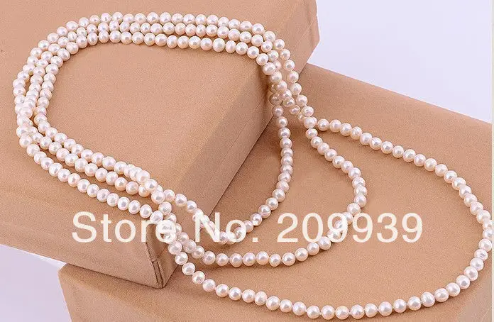 

huij 003425 HUGE 80"8-9MM NATURAL PERFECT ROUND SOUTH SEA GENUINE WHITE PEARL NECKLACE
