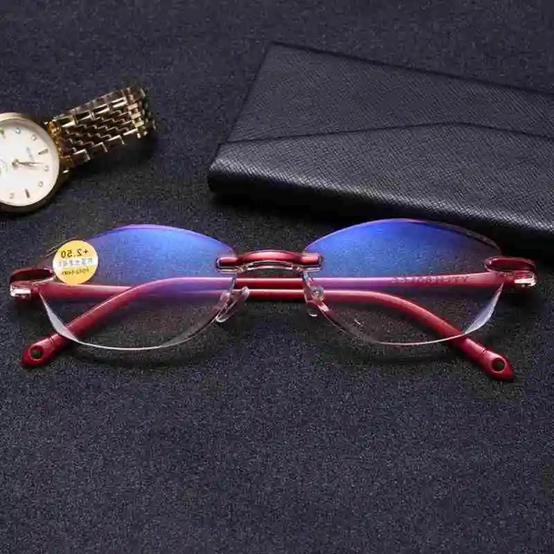 

GLTREE Comfort Ultra Light Reading Glasses Super Tough Lens Amplifying Vision Reading Glasses 1.0 1.5 2.0 2.5 3.0 3.5 4.0 Y17