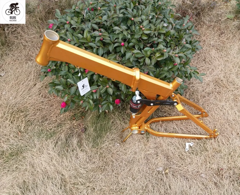 Best Kalosse BB 68mm  Mountain bike   folding  frame    electrical  mountain bike frame   electric  bicycle frame   17inch 1