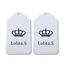 custom clothing shape cut hang tag/garment cardboard paper tags/printed labels