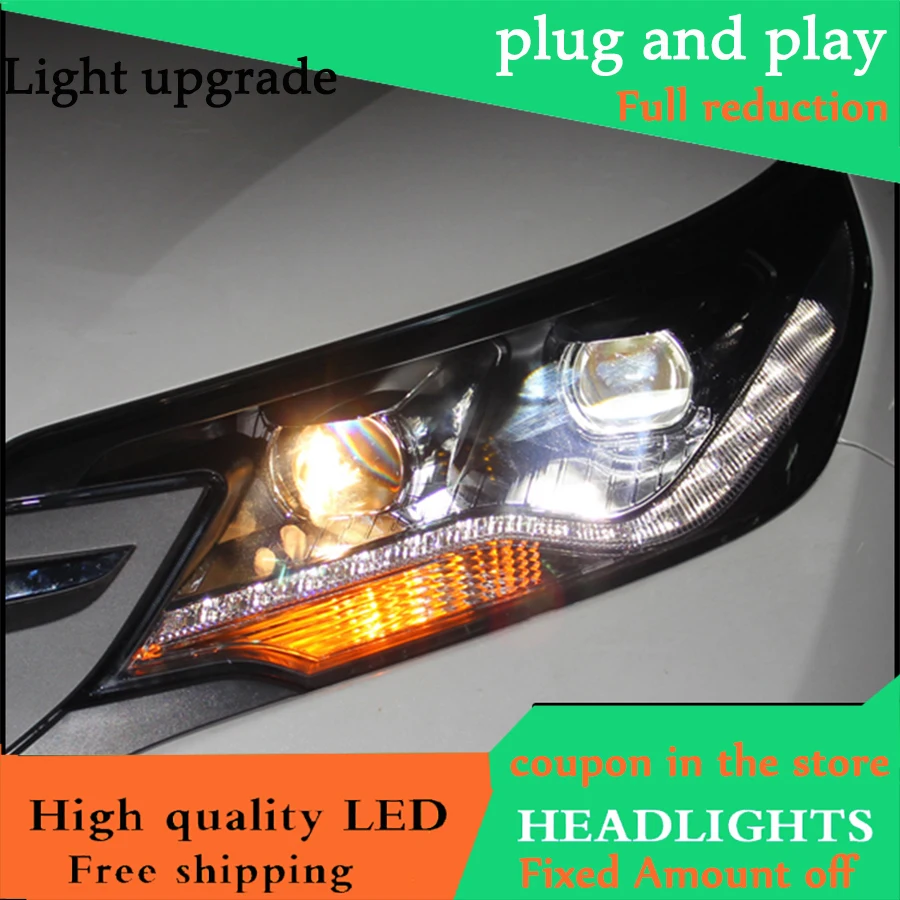 Автомобильный Стайлинг фар для Honda CR V CRV фары 2012 2014 головная лампа СИД DRL передний