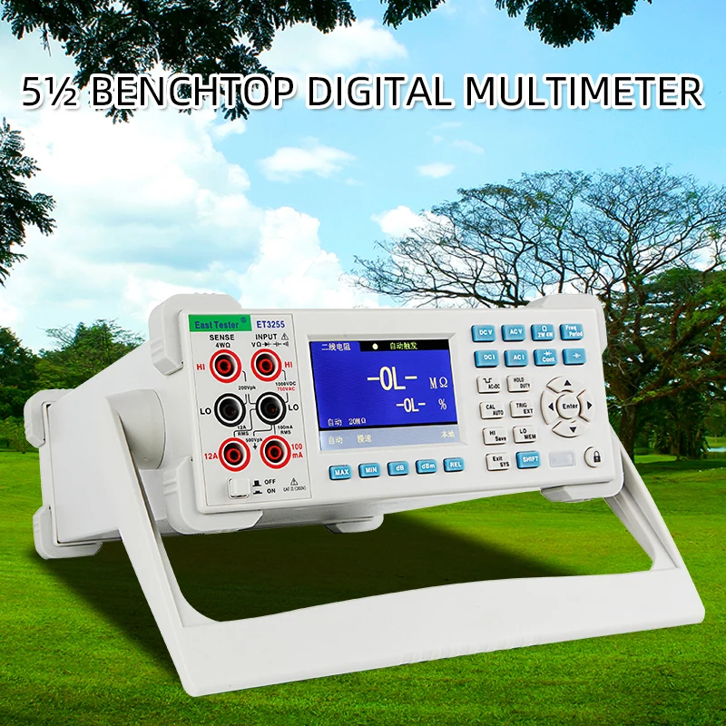 

Lcd Color Digital Multimeter Capacitance Resistance Frequency Measuring ET3240 ET3255 ET3260 Desktop Instrument DCV ACV DCI ACI