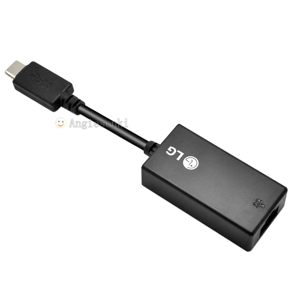 LG USB C Type C to RJ45 Ethernet Lan Network Adapter USB C ...
