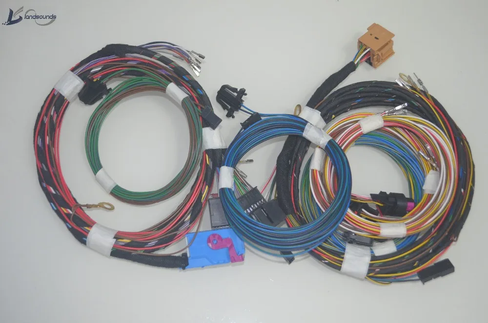 

Landsounds Keyless Entry System Cable Start Stop System Harness for VW Passat B7 CC