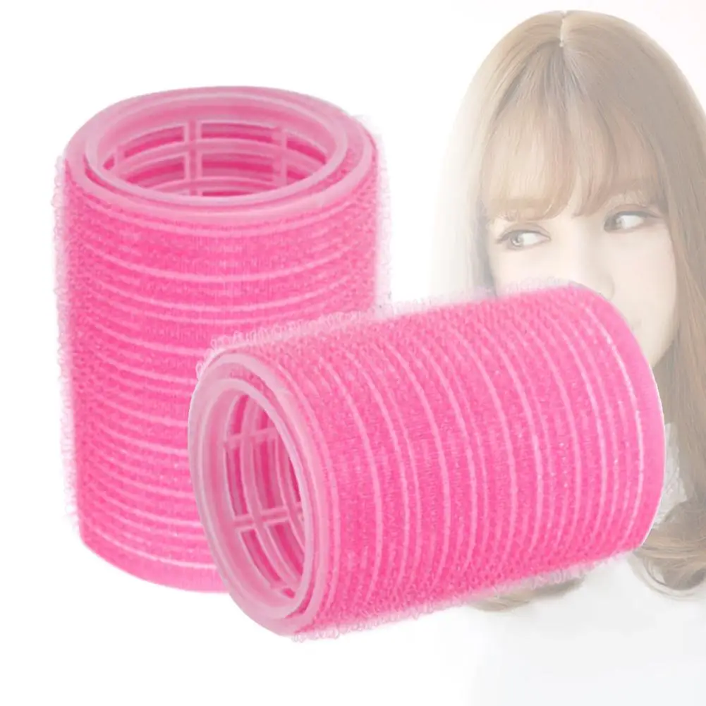 

NEW 2Pcs Double Layer Self Grip Cling Hair Roller Pro Salon Curler Hairdressing Tool Hair Care Tools