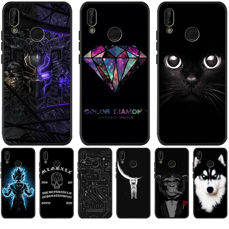 

Luxury Animal Anime diamond For Huawei P8 P10 P20 P30 Mate 10 20 Honor 8 8X 8C 9 10 Lite Plus Pro Case Cover Coque Etui Funda