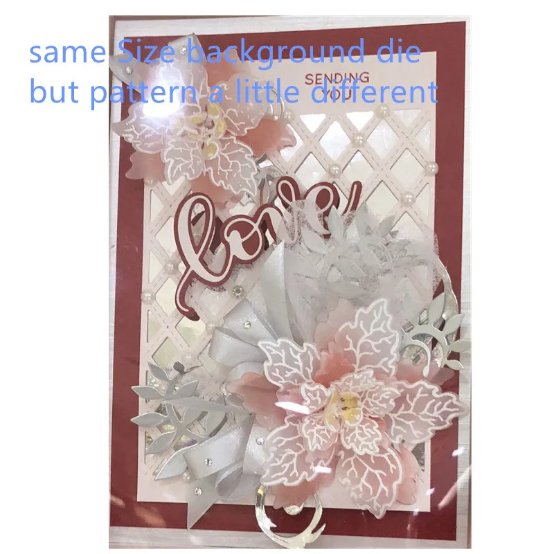  New Dies Background Metal Cutting die Craft Die Cut Stencil for DIY Wedding Invitation Paper Card m - 32860881752