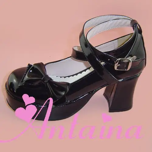 Gothic-Ankle-Cross-Belts-High-Heel-Pumps-Elegant-Single-Bow-Lolita-Princess-Heels-Shoes-33