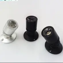 1 Вт Светодиодный прожектор Мини светодиодный светильник 10 шт./лот AC85-265V белый или теплый белый Кабинет свет RoHS CE