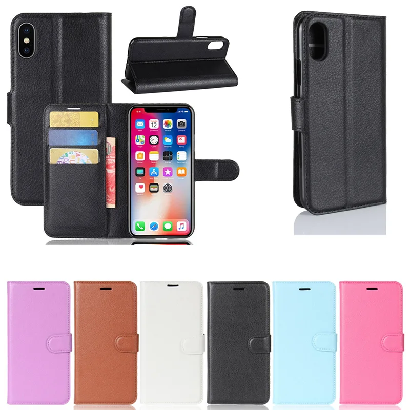 

Flip Leather Book Case For Apple iPhone 7Plus 8Plus Cover For iPhone X XR XS Max 10 Wallet Stand Coque For iPhone 7 8 Plus Cases