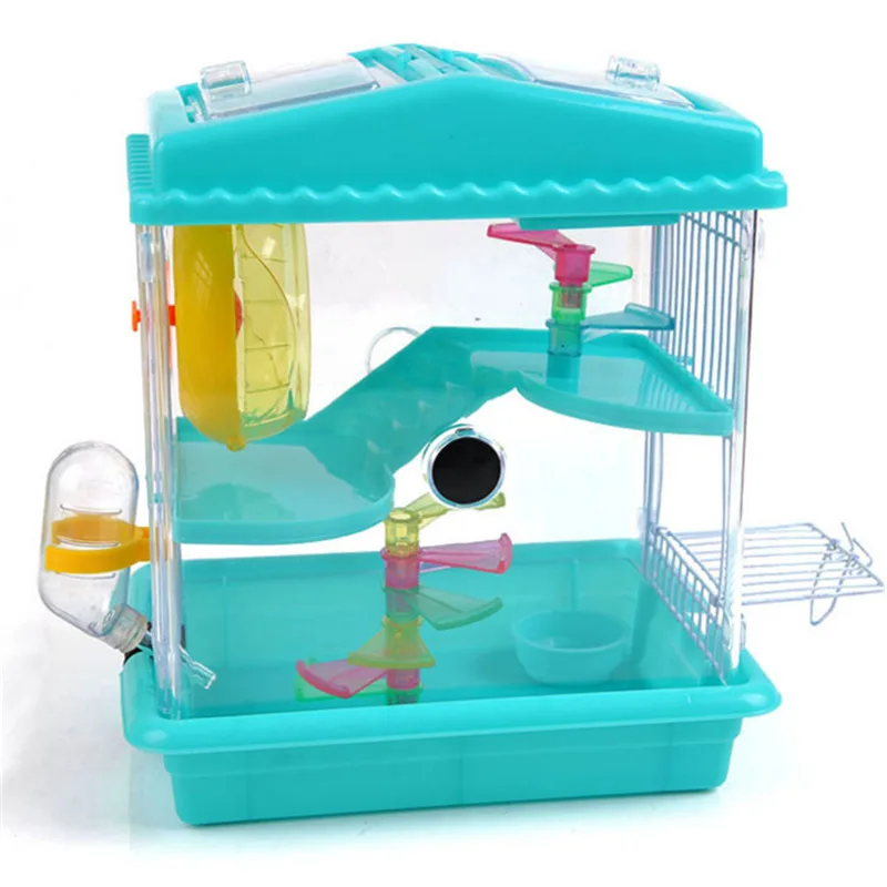 A1 Small pet supplies hamster portable portable cage basic cage acrylic transparent multilayer