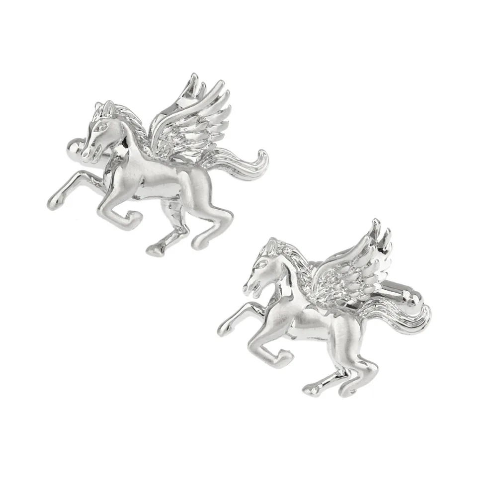 

Exquisite Novelty Music Note Silver Color Men's Animal modelling cufflinks 190112