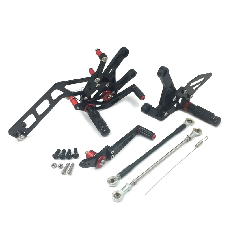 Motorcycle Adjustable Rearset Rear Set Foot rests Foot pegs for Yamaha