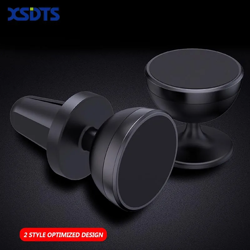

2 Style Universal Car Holder Paste Air Vent Mount Magnetic Car Phone Holder Stand For iPhone XS Max X XR GPS Bracket Phone Stand