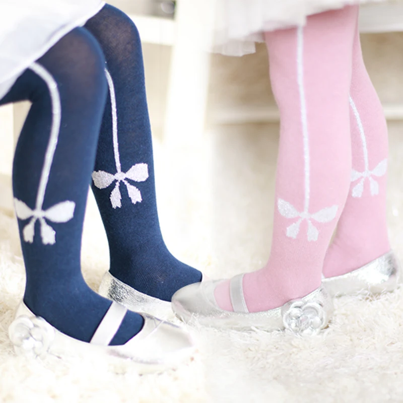 Buy Baby Girls Tights Bow knot Bling Non slip Tights