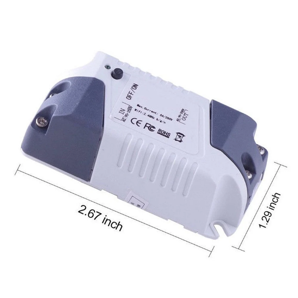 

Smart Switch Wifi Remote Light Switch Universal Module Relay, Wireless Voice Control and Timer Switch Drop Shopping