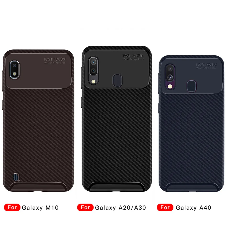 Силиконовый чехол для Samsung Galaxy A10 A20 A30 A40 A50 A60 A70 чехлы A 70 2019 A50s противоударный из