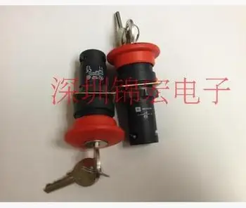 

1PCS XB7-ES142P Emergency stop button with a key