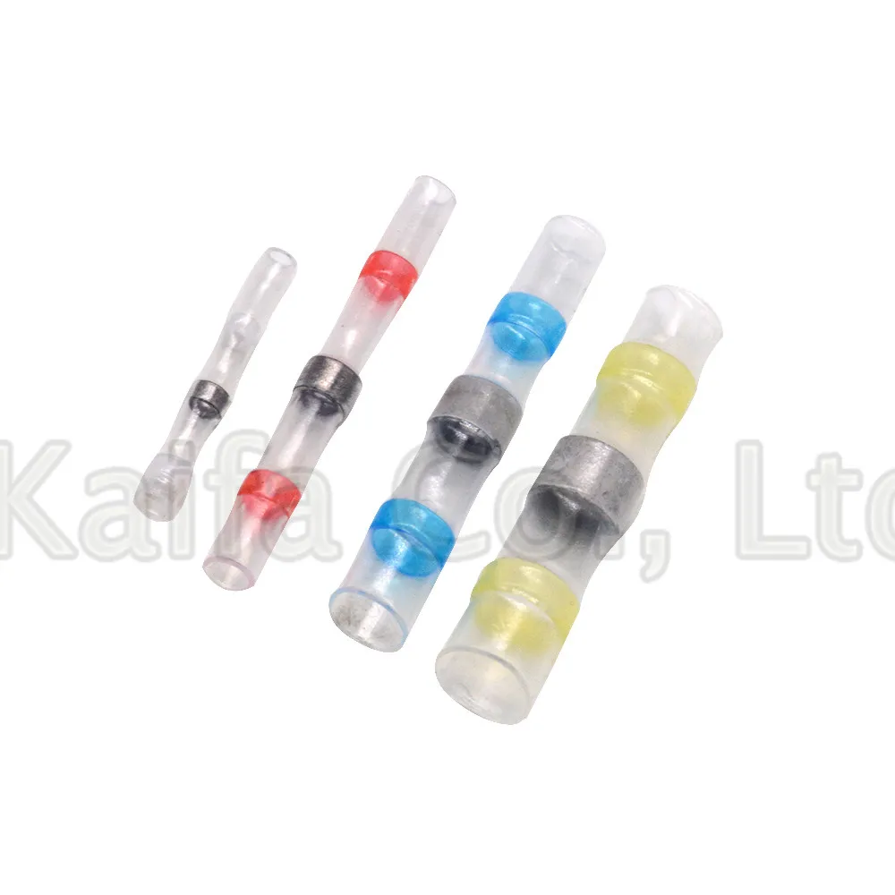 

5PCS/10PCS SST-S11 SST-S21 SST-S31 S41 Heat Shrink Butt Wire Connectors Waterproof Tinned Copper Solder Seal Terminals Kit Set