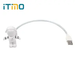 Itimo астронавт ночник USB гибкая космонавта Переносное освещение создать Настольная лампа для компьютера портативных ПК Тетрадь детские